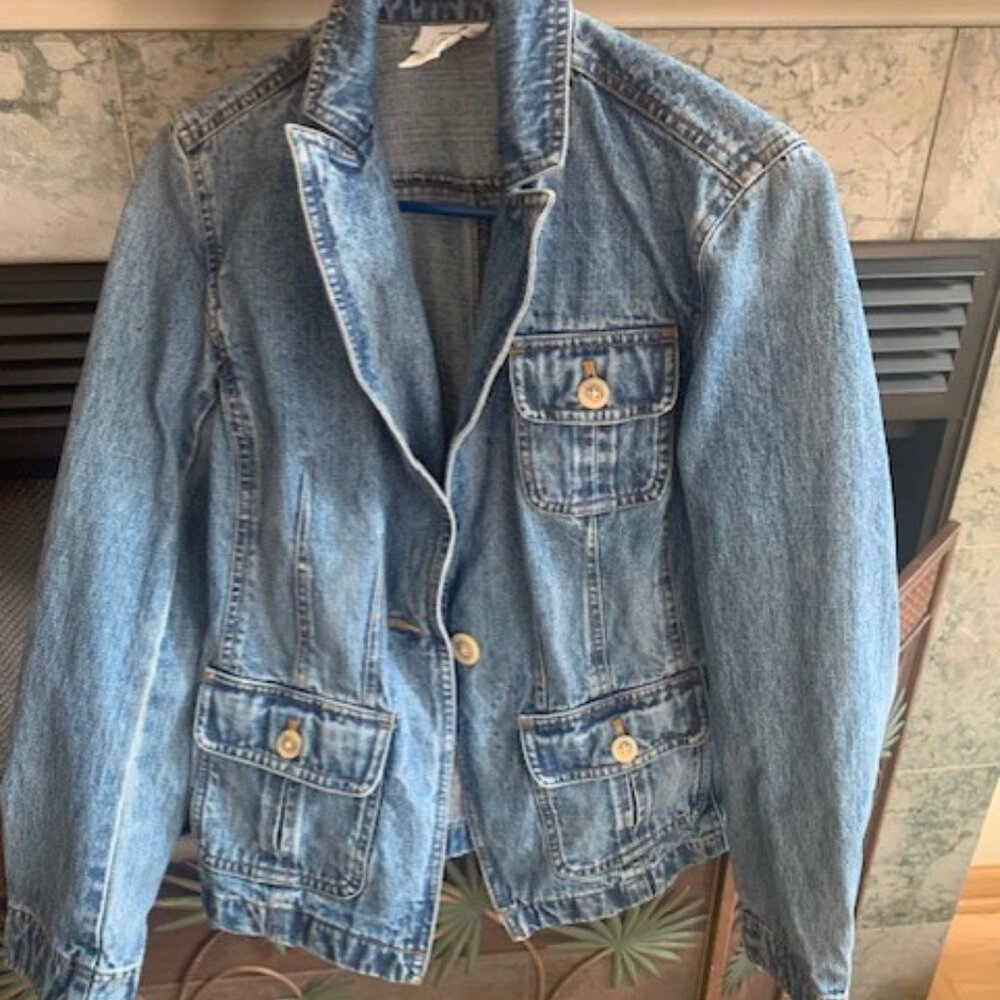 Vintage Ann Taylor Loft Jean Jacket